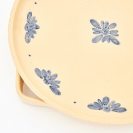 koláč / pizza prům. 28cm světlý - kameninová forma na pečení (ruční výroba)