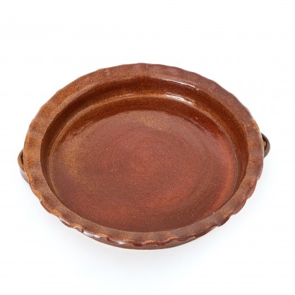 koláč / pizza prům. 33cm - kameninová forma na pečení (ruční výroba)