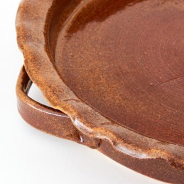 koláč / pizza prům. 33cm - kameninová forma na pečení (ruční výroba)