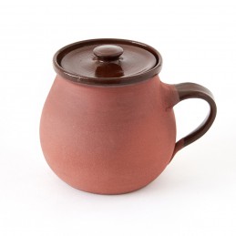 sádlák 0,6L - kameninový hrnec na sádlo (ruční výroba)