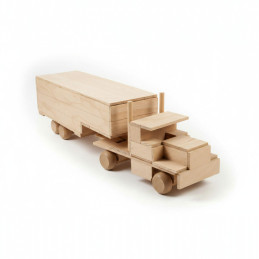 model kamiónu – dřevěný...