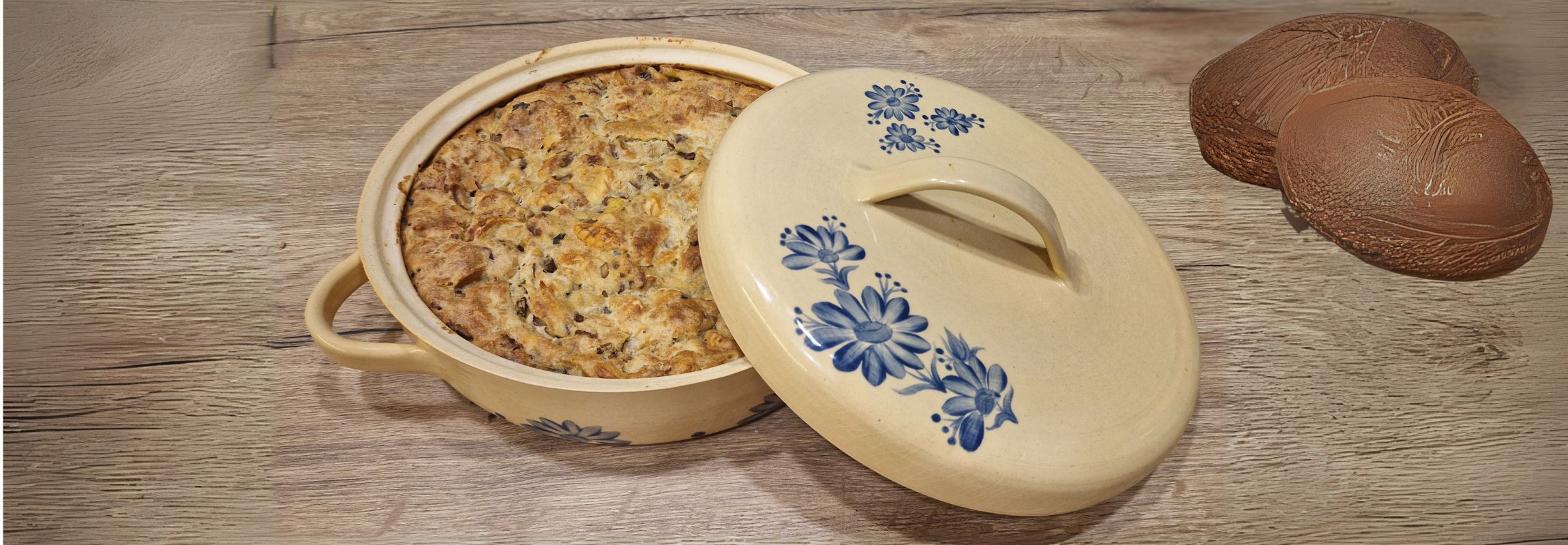 Kameninový pekáč kulatý